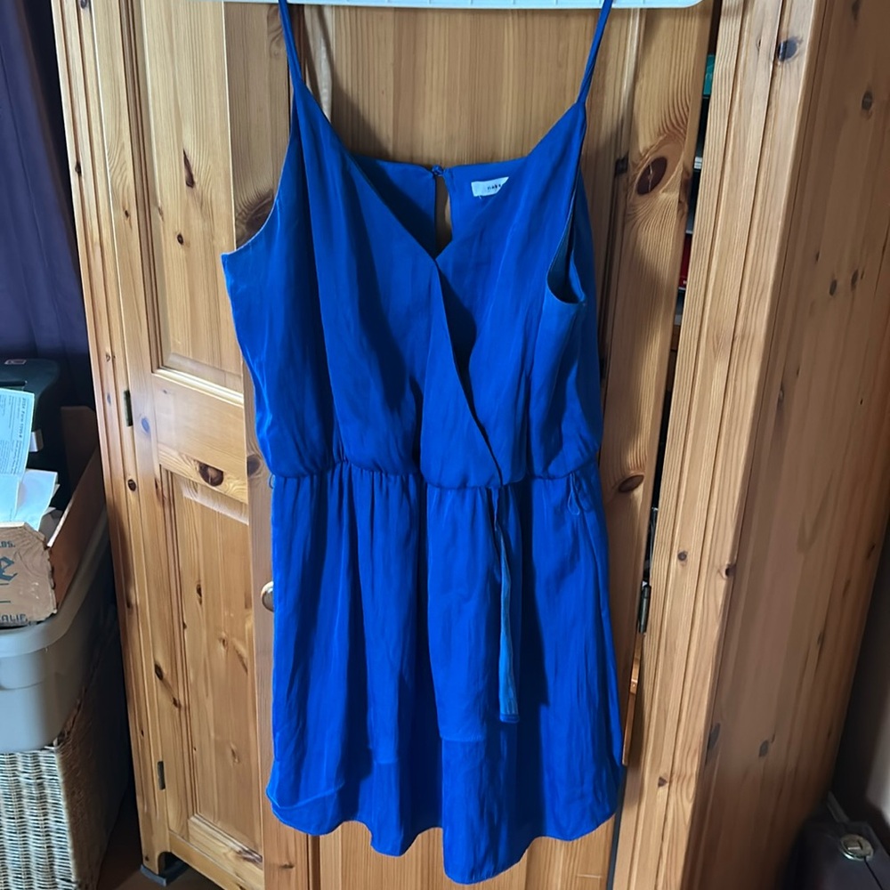 Royal blue cocktail dress